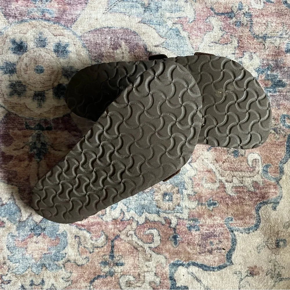 Women’s brown leather Birkenstock Sandals in New condition